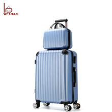 2 pcs luggage bag trolley suitcase set travel cosmetic luggage set